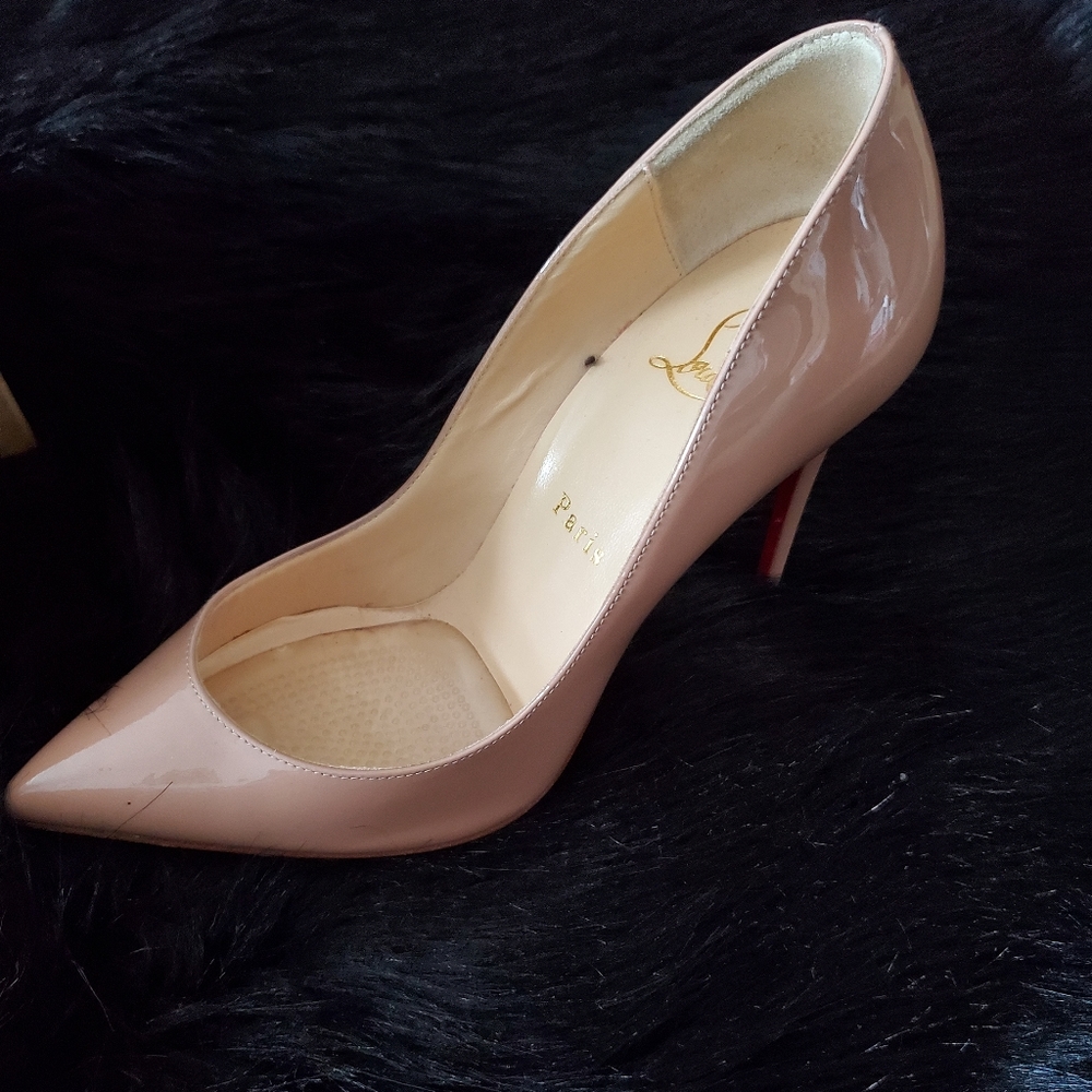 Christian Louboutin Nude Stilettos Pigalle Follies - Picture 3 of 5